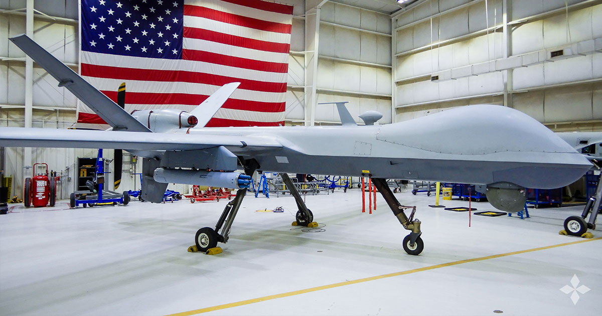 MQ-9A RPAS integrated with APKWS. Courtesy: GA-ASI