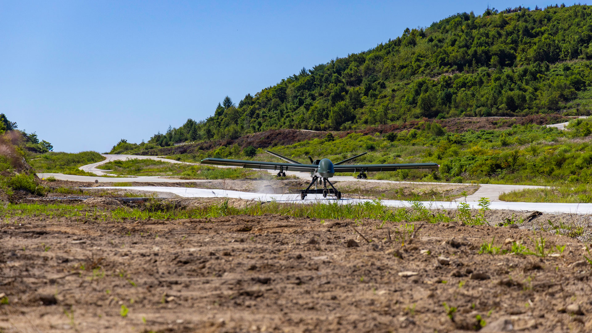 Operating UAVs When Your Runway Is Under Fire